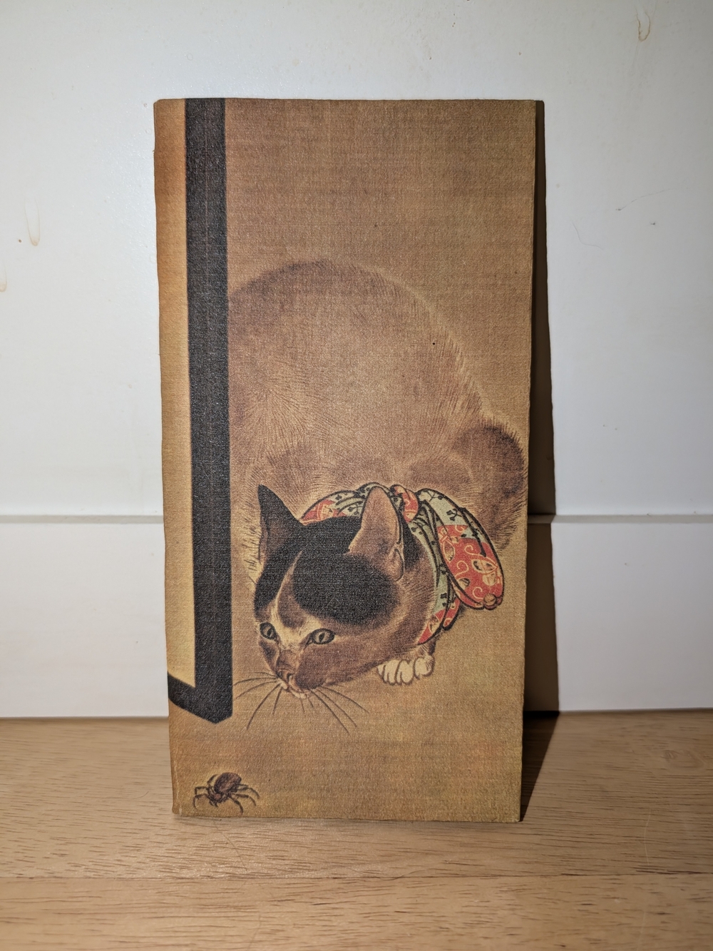 Vintage Made in Japan Cat Stationery Case Mid Century Modern Style